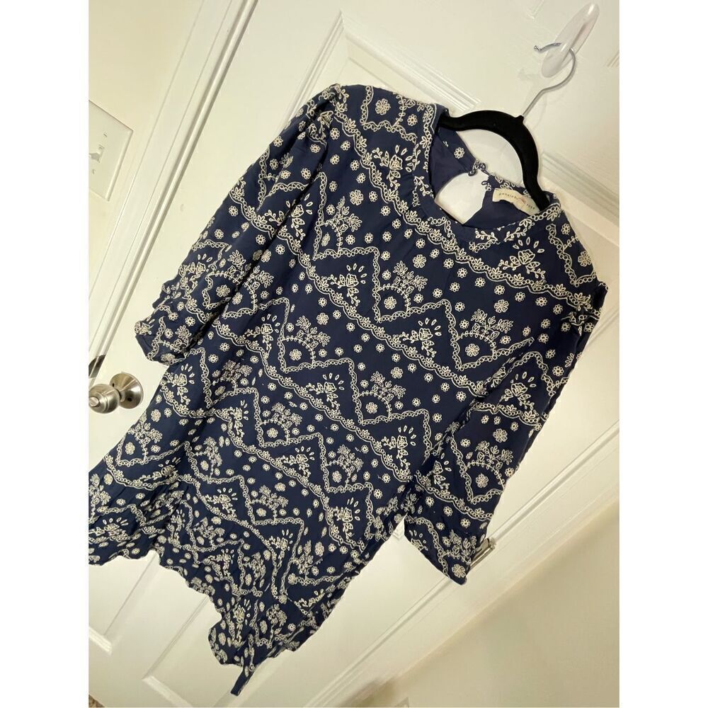 Penelope Rose women’s 3X navy embroidered dress floral